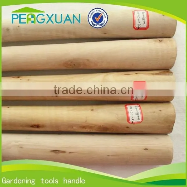 Round Natural Garden Tools Wooden Hoe Handle, Wooden Shovels Stick photo-3