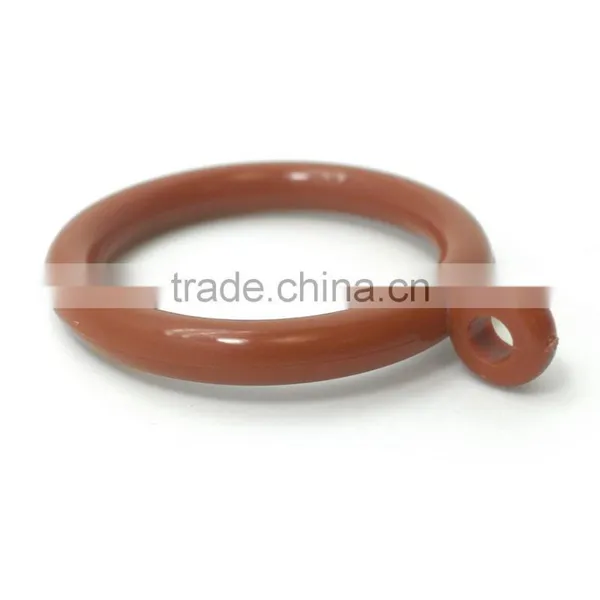 High Quality Plastic Curtain Rod Rings With Eyelet ID34mm/OD46mm & ID26mm/OD33mm - 9 Colours photo-3