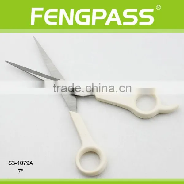 S3-1079A 7" Inch 2CR13 Stainless Steel With PP Handle Professional Hair Salon Scissors For Hair Cut Design photo-2