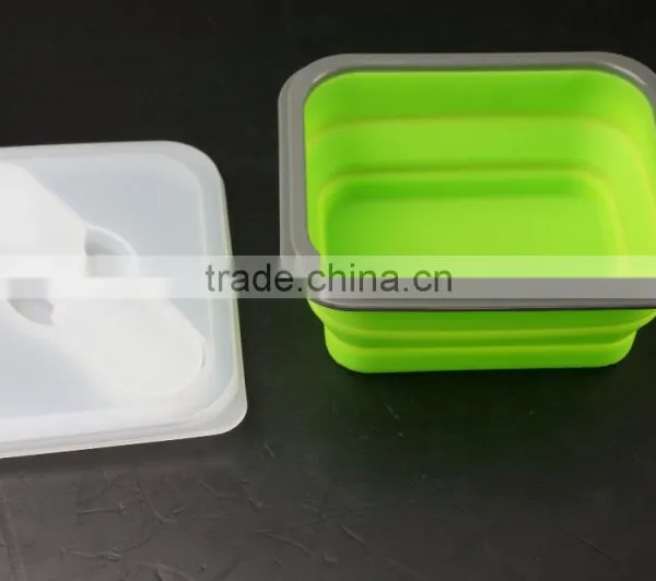 16130 Collapsible Silicone Kids Food Storage Box photo-6