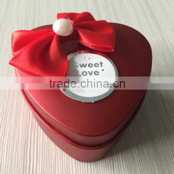 China Custom Iron Fancy Mini Gift Wedding Candy Box Wholesale photo-5