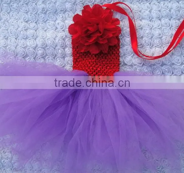 Factory Directly Handmade Sleeveless Chiffon Tutu Shirt for Babies photo-2