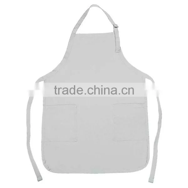 Bulk Cheap Price Heat Resistance Blank With Pocket Cooking Cotton Kitchen Apron photo-4