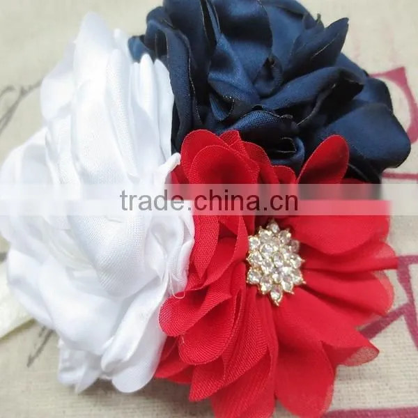 Factory Direct Handmade Girls Headband For Memorial Day Hair Decoration photo-3