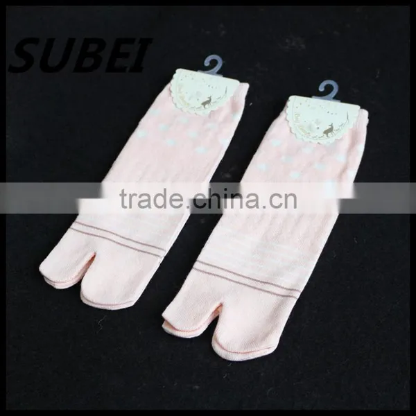 Cotton Socks Two Fingers Clogs Socks Girls Socks photo-2