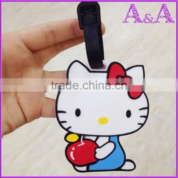 Fashion Custom Gift Airplane Soft Pvc pu Leather Luggage Tags photo-5