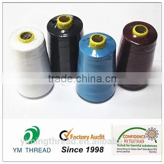 Raw 20/2 40/2 Polyester Core-spun Yarn photo-3