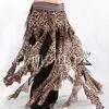 Long Tassel Belly Dance Hip Scarves In Tribal Style In Performance Or Practice