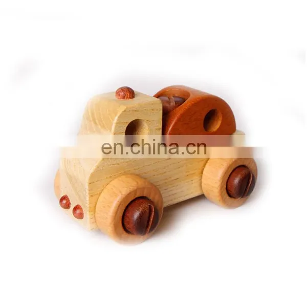 Nature Wooden Montessori Material Educational Toys Trucks And Cars For Kids photo-6