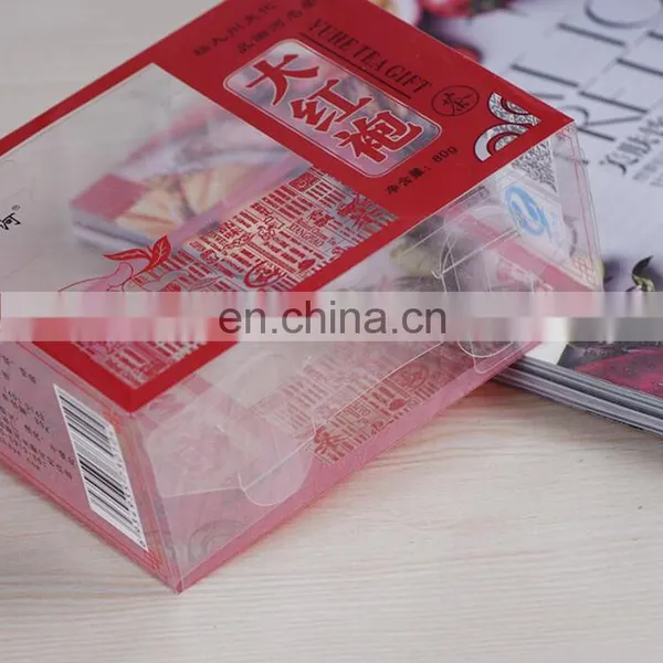 Guangzhou Factory Produced Food Plastic Box, PP/PVC/PET Plastic Transparent Tea Box Printing photo-4