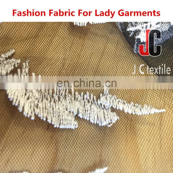 New Fashion Design Nylon Mesh With Embroidery High Quality Lace Fabric photo-6