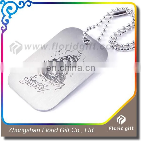 Made in China Factory Cheap Dog Tag Stamping Custom Logo With Ball Chain photo-4