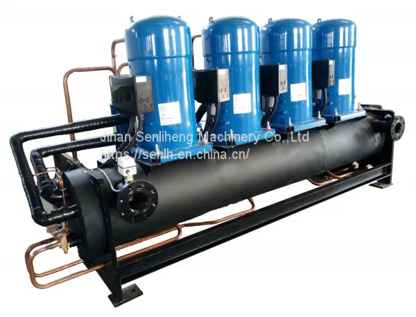 Open scroll water chiller water cooled