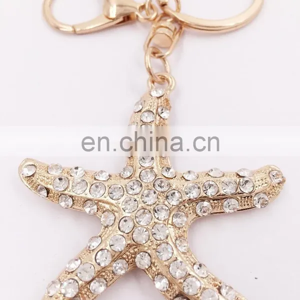 Hot Sale Lovely Starfish Key Chain Summer Style Keychains photo-3