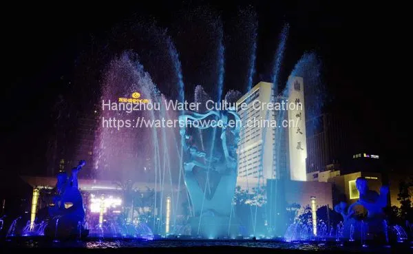 Dancing Fountain Music Fountain Light Show in the Amusement Park photo-2