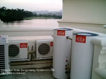 Home Appliances 4.9kw Air to Water Heating Pump With 150L or 200L Tank Factory Supply photo-3