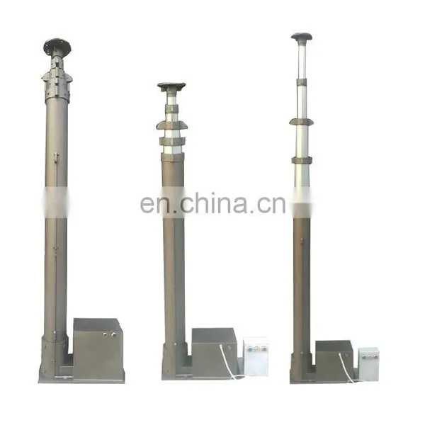 Steel Mobile Cctv Security Locking Motorized Mast photo-2