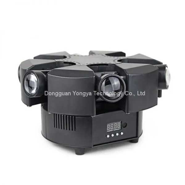 6PCS 10W Mini LED Beam Moving Head Light Disco Stage Light photo-4