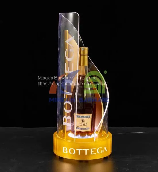 Gold Two Layers Wavy Bottle Presenter LED Bottle Presenter for Nightclub Bottle Presenter photo-2