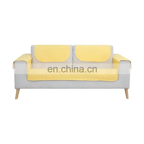 100% Cotton Latest Design Couch Cover Stretch Quilted Sofa Cover photo-4