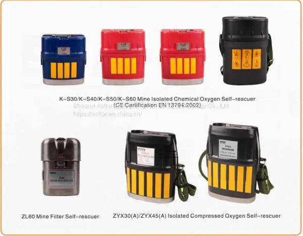 60 Minutes Miners Self Rescuer and CE Certified Mining Self Rescuer photo-2