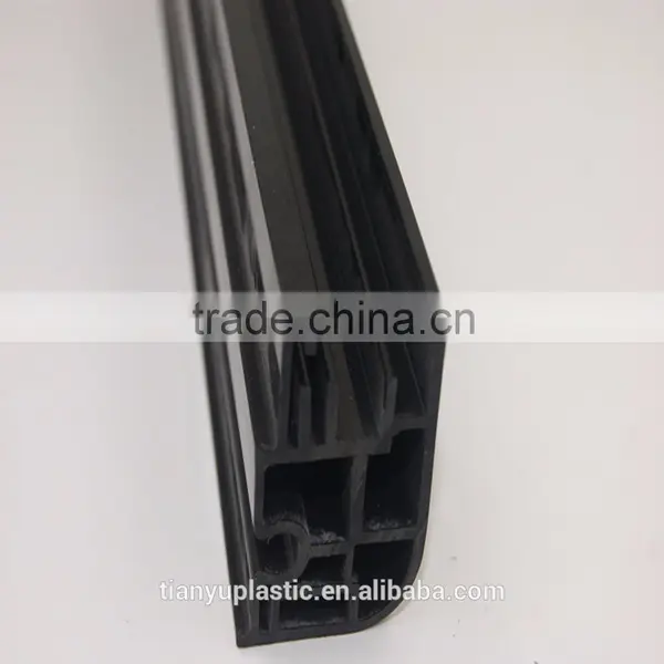 Pvc Plastic Extrusion Profile/black Plastic Profile/use for Door and Window photo-5