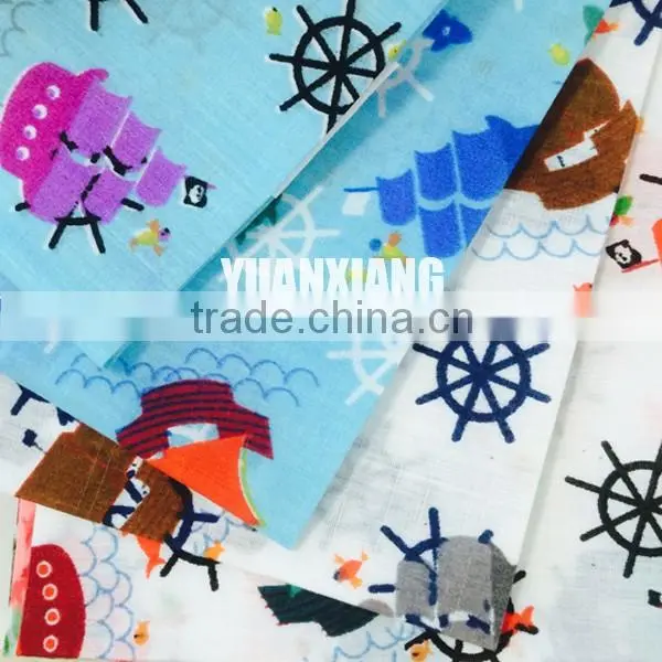 T90/C10 Sailing Boat Printed Fabric Tc Shirt Fabric photo-5