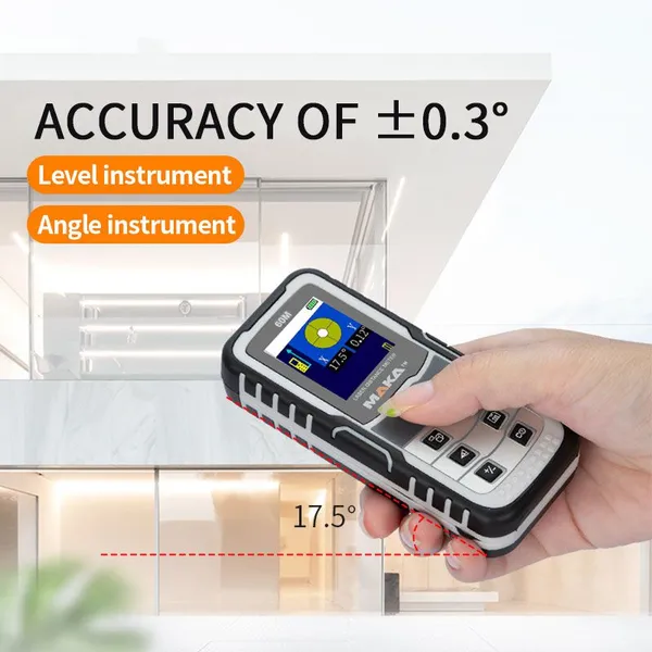 60/80/100m Digital Laser Distance Meter For Bridge Erection Ballistic Analysis photo-3