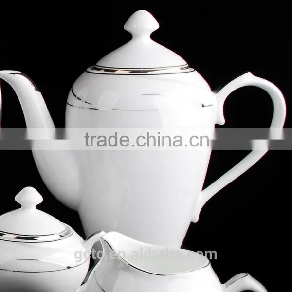 15pcs Bone China Tea Set With Streamline photo-2