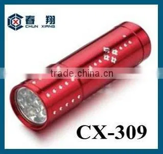 Aluminum Mini 9 Led Flashlight