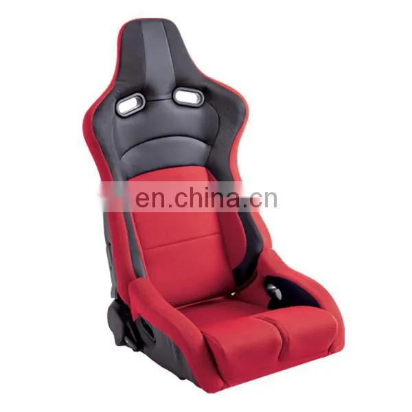 PVC Carbon Look JBR 1061 Black Grey Color Sport Racing Seat photo-2