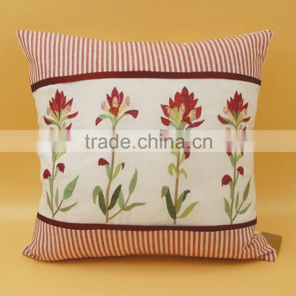 Animal Printed Embroidery Cushion Cover photo-4