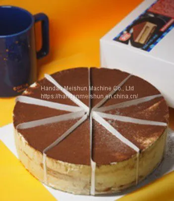 Ultrasonic Frozen Round Cake Cutting With Paper Inserts Divider photo-3