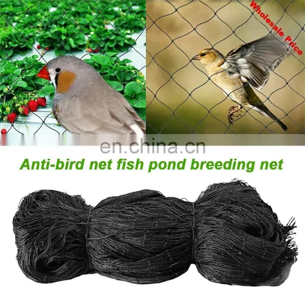 Wholesale Black Original HDPE Agricultural Anti-bird Net for Orchard Garden Bird Netting Agricultural photo-5