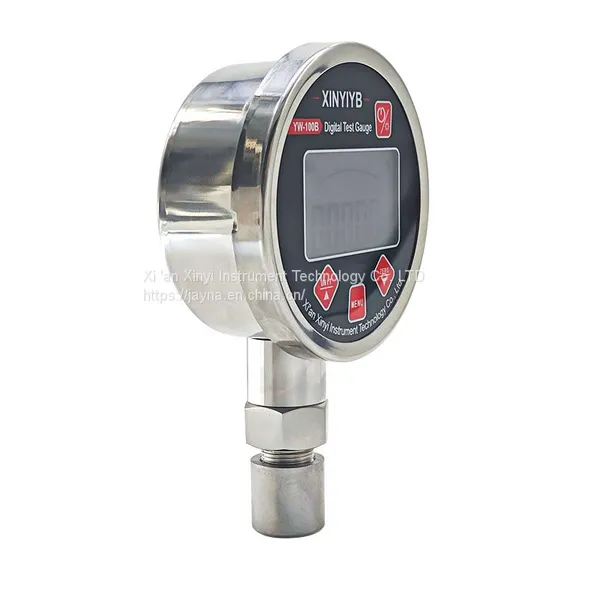 100mm All Stainless Steel 10000psi Water Oil Gas Intelligent Digital Pressure Gauge photo-3
