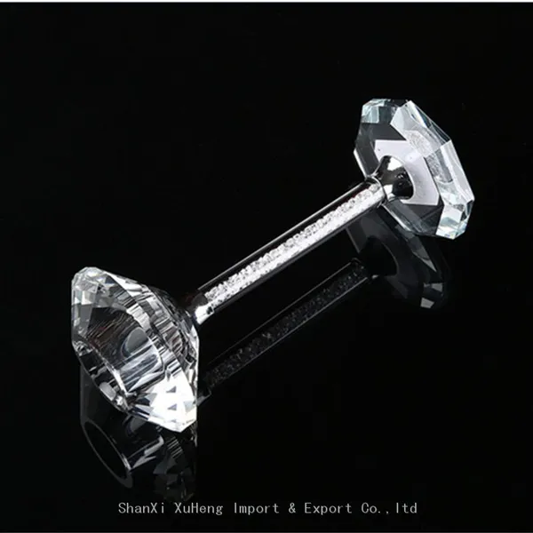 Popular Wholesale Wedding Candelabra Weddings Centerpieces K9 Crystal Glass Candlestick Candle Jars Candle Holder photo-2