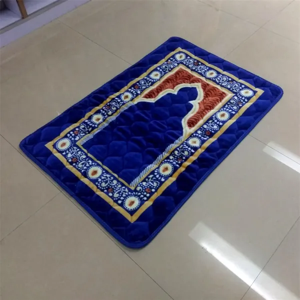 Anti Slip Backing Raschel Prayer Rug Islam Prayer Mat for Muslim photo-5