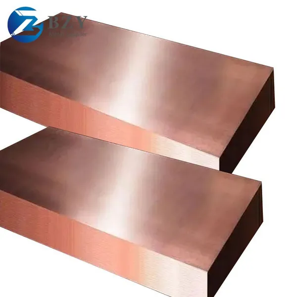 Pure 99.99% Electrolytic Copper Sheet OFC OFHC C10100 C10200 C10300 Oxygen-Free Copper Sheet Plate photo-2