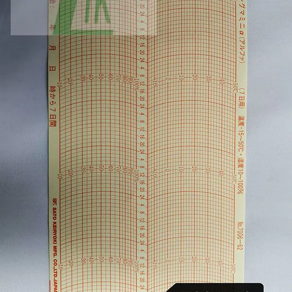 in Stock Hot Sale Sksato 7006-00 Temperature and Humidity Chart Paper 7006-62 -15~50C 0-100RH% S168-1550 photo-2