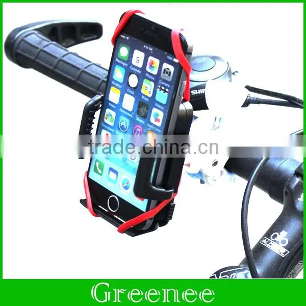 2016 Newest Universal 360 Degrees Rotation Motorcycle Bicycle Bike Cellphone GPS Support Handlebar Mount Holder photo-6