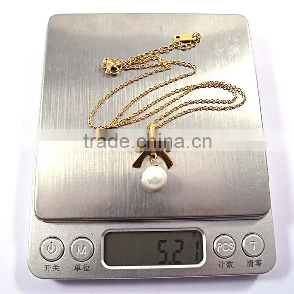 Wholesale Ballerina Necklace Latest Design Saudi Gold Jewelry Necklace photo-5