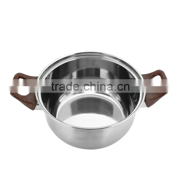 Capsule Bottom Pots and Pans Mirror And Sand Polish For Stainless Steel 8 Piece Cookwares Set photo-5