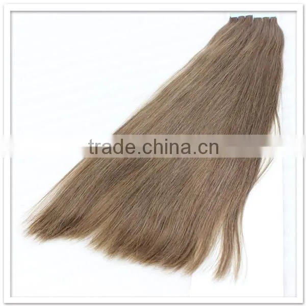 Light Brown Brazilian Hair London Tape Hair Extensions photo-5