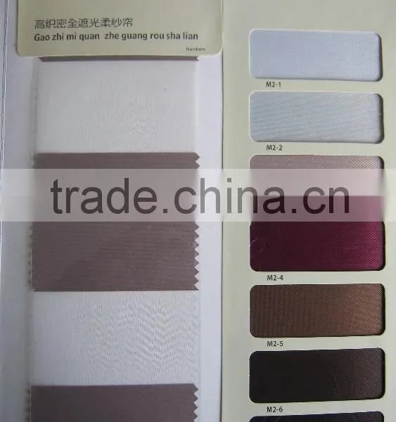 QINGMIAO Wholesale Polyester Material Blackout Blinds photo-3