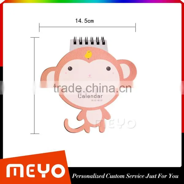 Customized Shape Calendar,Monkey Shape 2016 Calendar, Custom Advent Calendar photo-2
