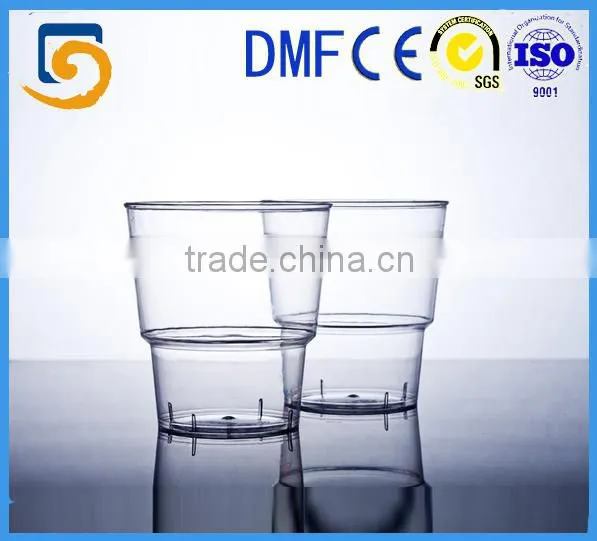 Disposable PS Plastic Cups & Saucers Drinkware Type Plalstic Communion Cups Clear Cup photo-3