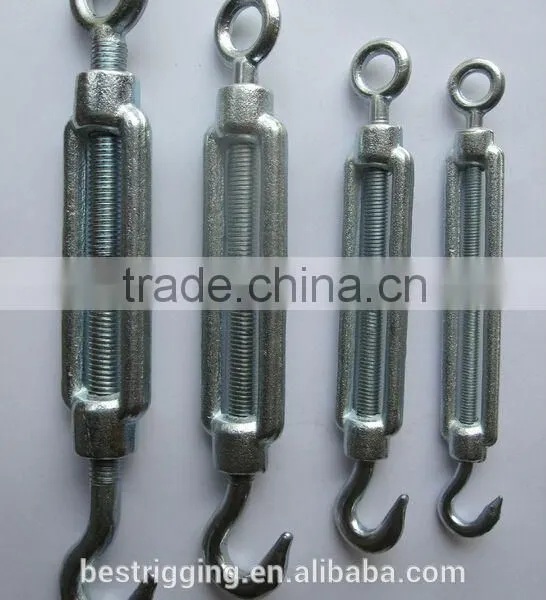 European Type Turnbuckle,ZP Carbon Steel Drop Forged Galvanized US Type Heavy Duty Wire Rope Turnbuckle photo-3