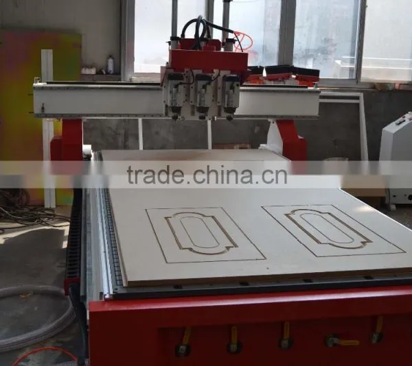 KC1325A-3S Woodworking Machinery With 3 Spindles Alphcam Software CNC Wood Router for Cabinet photo-4