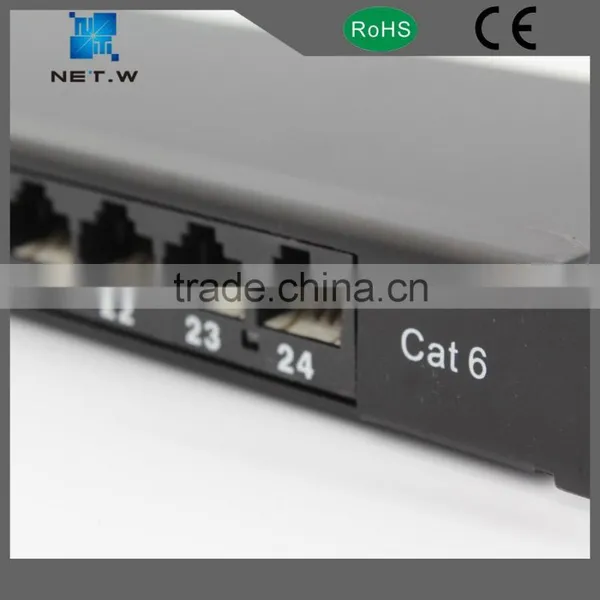 19 Inch Patch Panel, Cat6 Patch, 0.5u Height Utp Network Panels photo-5