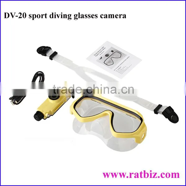 Waterproof 720P HD Sports Diving Glasses Camera 30M Underwater HD 720P (1280*720@30 Frame) HD Video Recording photo-6